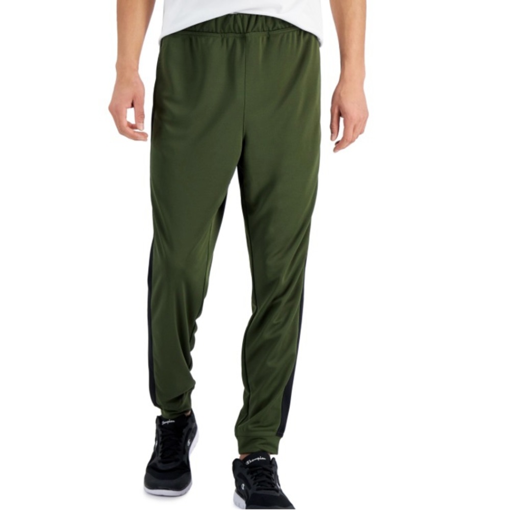 ID Ideology Men's Knit Green/Black Joggers
